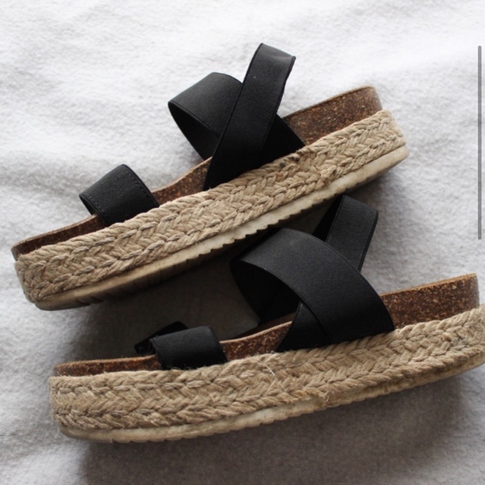 Steve Madden Platform Espadrilles Sandals - Picture 2 of 4
